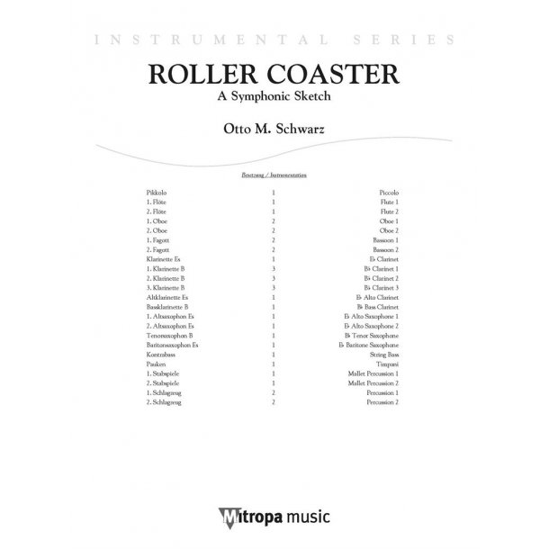 Roller Coaster : A Symphonic Sketch